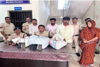 बिलासपुर – पुलिस से बचने भाग रहे तस्करों की कार पल