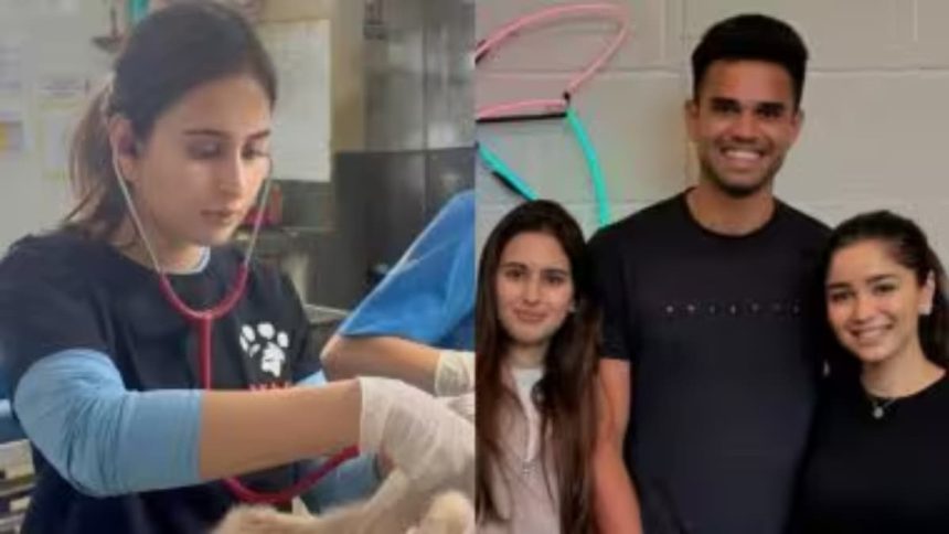 Saaniya Chandok Left And Her With Arjun Tendulkar And Sara Tendulkar Right 380x214.jpg