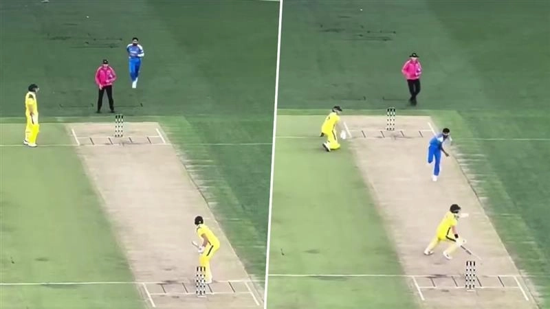 Nitish Kumar Reddy Throws Ball At Matt Renshaw.jpg