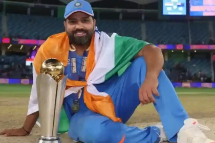 Rohit Sharma Posing With Icc Champions Trophy 2025.jpg