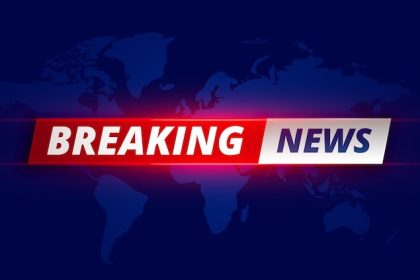 Global Broadcast Breaking News Banner With Global Map 1017 59836