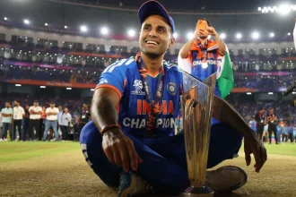 Suryakumar Yadav With T20 World Cuptrophy.jpg