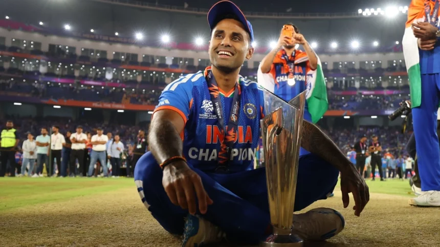 Suryakumar Yadav With T20 World Cuptrophy.jpg