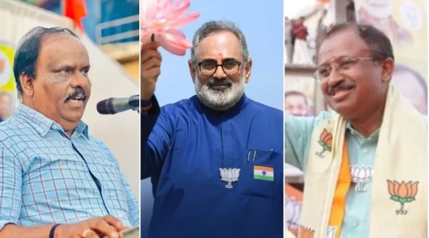 केरल में UDF की सरकार मगर राजधानी तिरुवनंतपुरम की तीनों सीटों पर बीजेपी का कब्जा, पहली बार भगवा लहराया